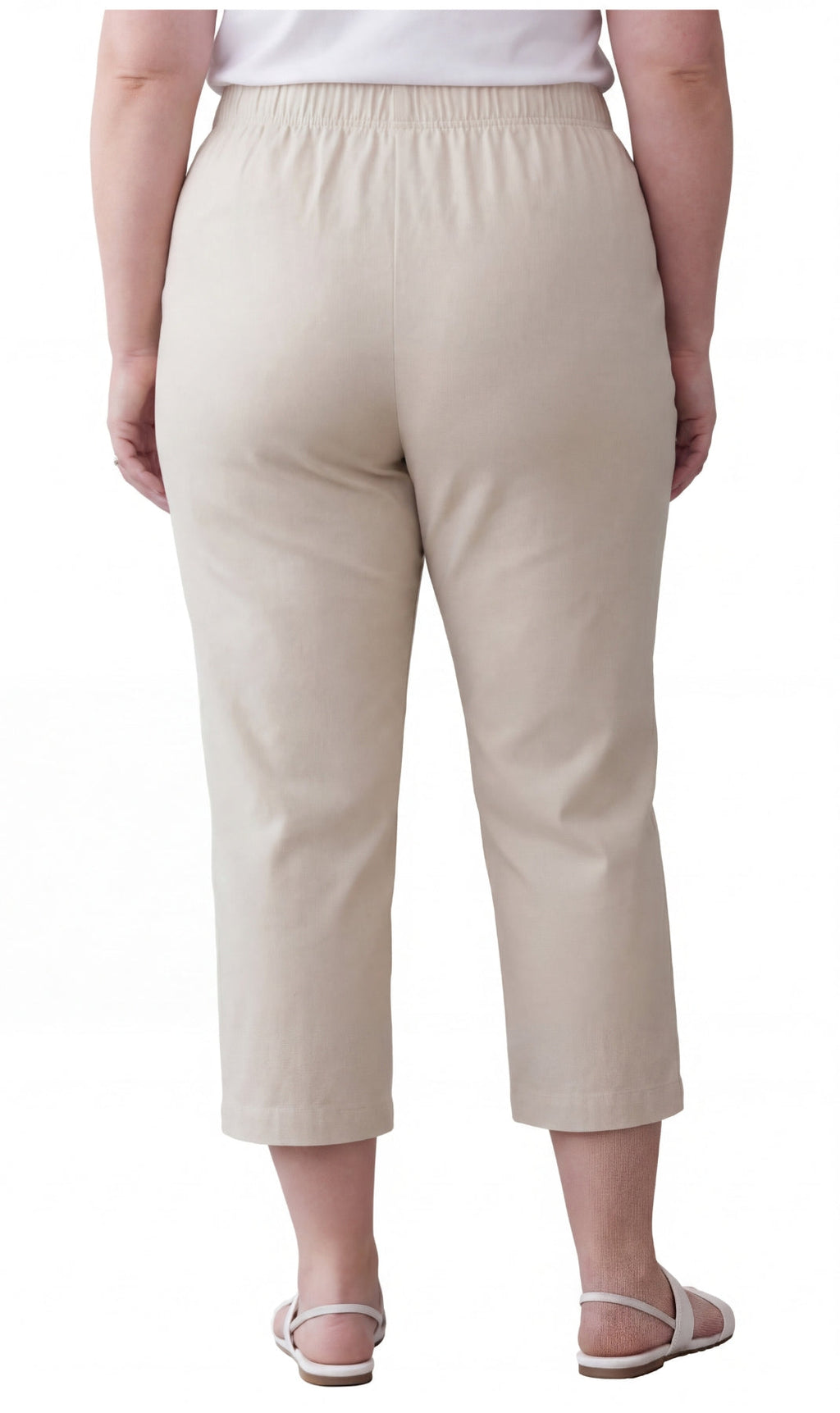 Women's Lightweight Stretch Denim Capri Pants – Comfortable Everyday Fit