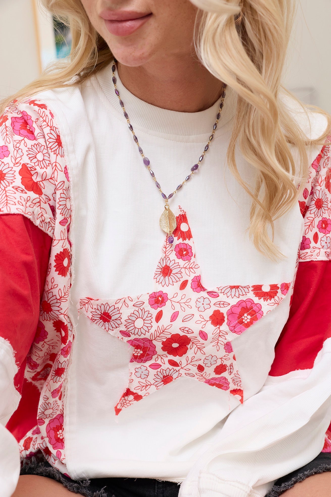 Heartland Halo Top in Poppy White