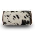 Canyon Jewellery Case - Black & White Cowhide