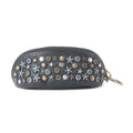 Myra Eclipse Charm Leather Sunglass Case in Midnight Black
