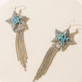 The Loretta Earrings in Sky Silver