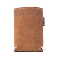 Myra Birch Valley Hairon Leather Beer Can Holder in Dusty Caramel