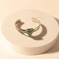 Myra Wildheart Stone Cuff Bracelet for Women with turquoise and arrow detail for everyday western wear