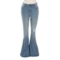 Regina Flared Button Accent Leg Jeans