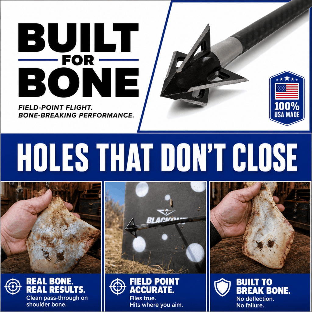 TOTA | 125 grain broadhead | 1-inch vented | fixed blade